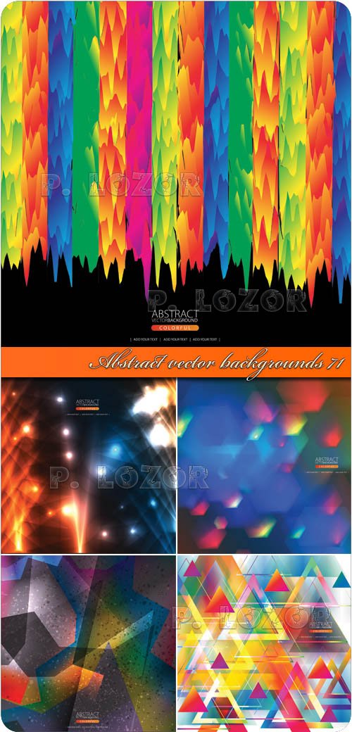 Abstract vector backgrounds 71