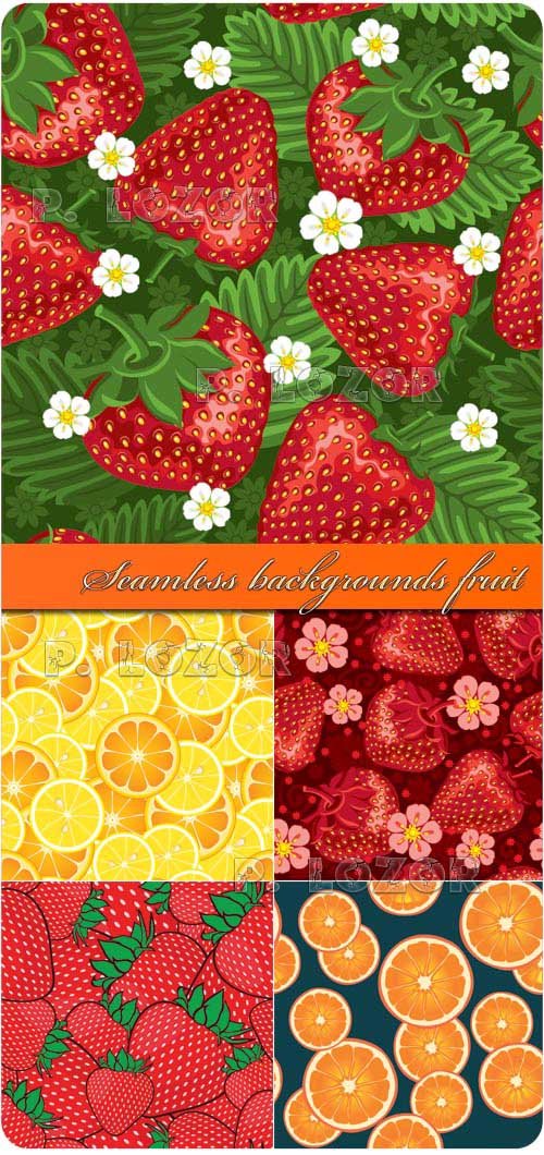 Seamless backgrounds fruit