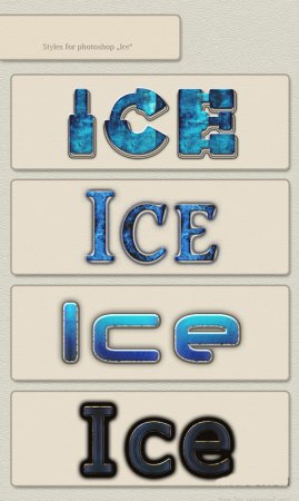 Ice Styles for Photoshop