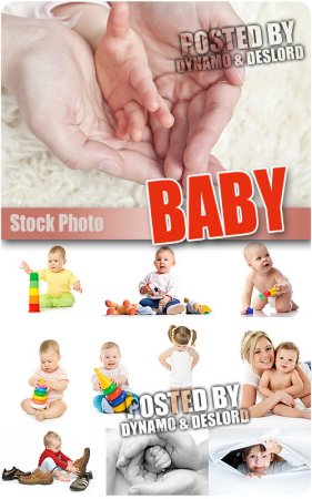 Младенцы и дети - Растровый клипарт
