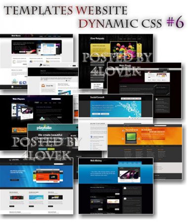 Templates Website Dynamic CSS #6