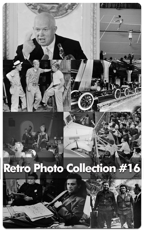 Retro Photo - Black & White Photo Sets #16