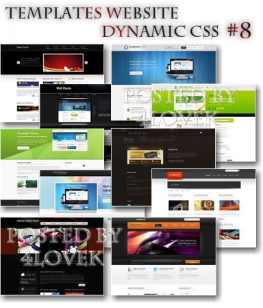 Templates Website Dynamic CSS #8
