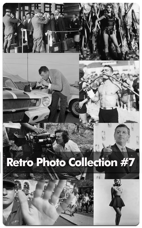 Retro Photo - Black & White Photo Sets #7