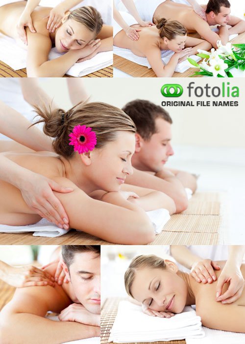 Spa Massage - Stock Photo