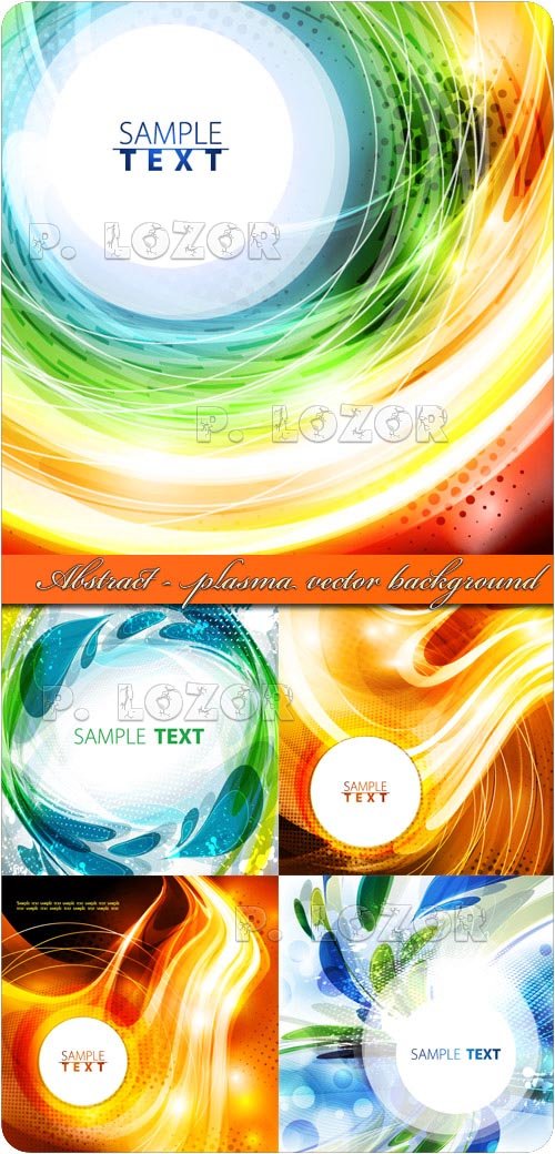 Abstract - plasma vector background