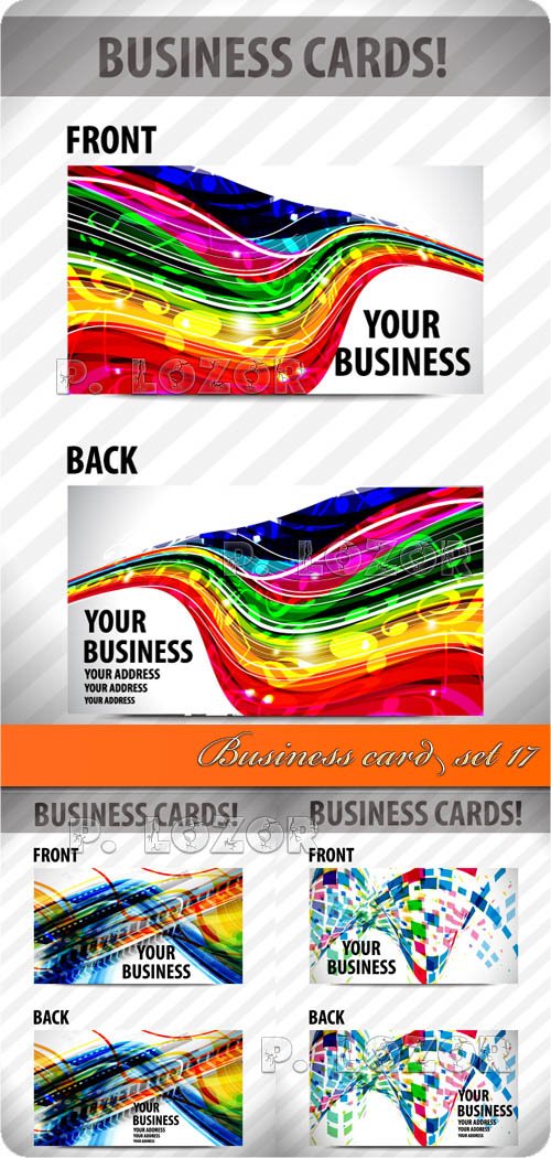 Business card set 17