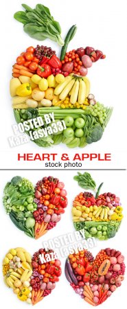 Heart & apple - Fruit & vegetable